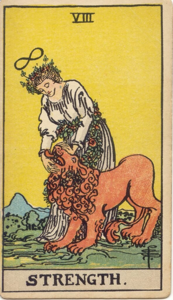 siła rider waite tarot card set