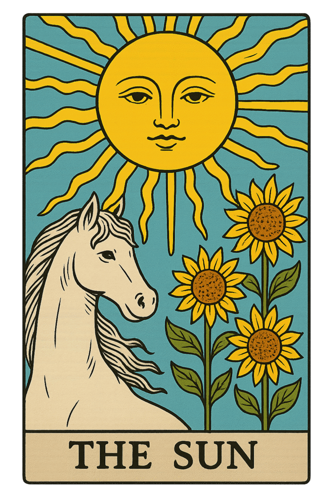 karta tarota słońce