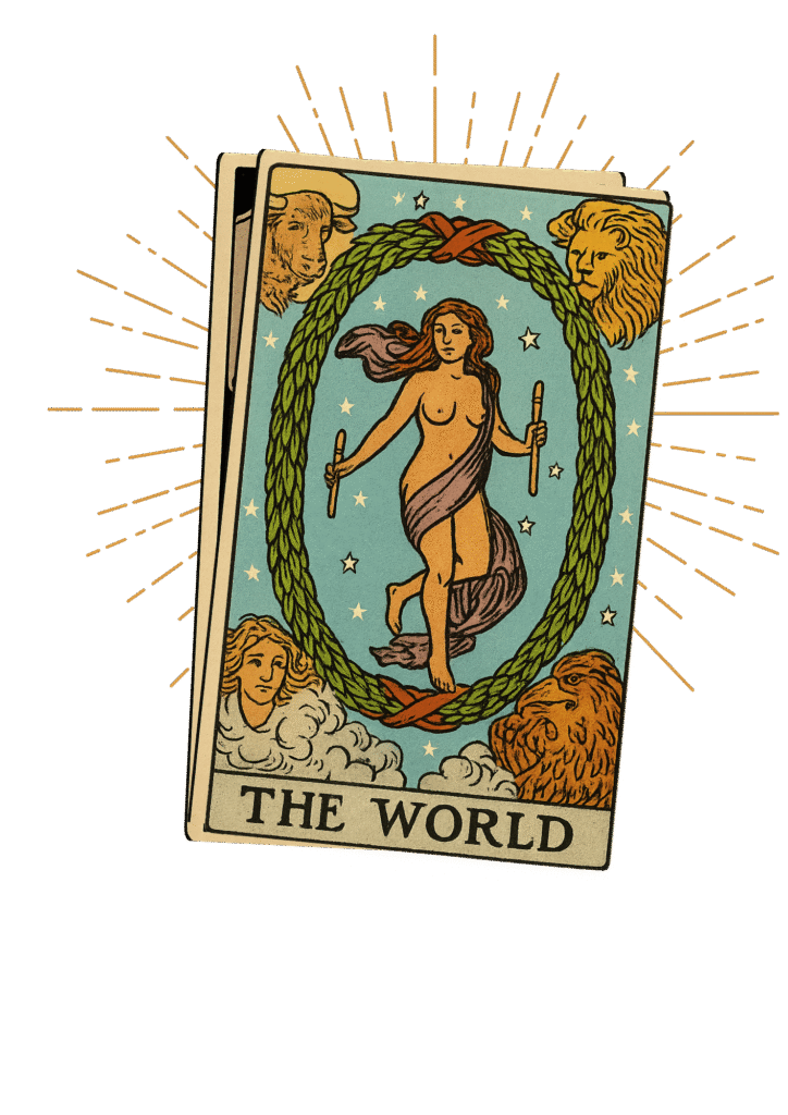 karta tarota świat